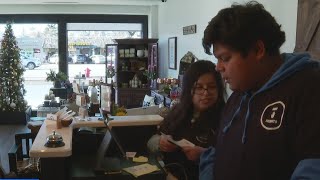 Suburban Chicago students with special needs run store prepare for future career [upl. by Eitac]