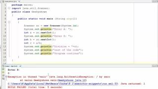 182 Example of Checked Exception and Unchecked Exception in Java Programming Hindi [upl. by Asuncion]