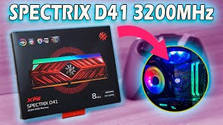 MEMORIAS DDR4 XPG SPECTRIX D41 3200MHZ  UNBOXING E TESTE [upl. by Egoreg436]