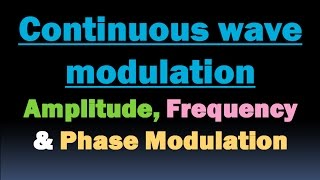 What is Modulation  Why Modulation is Required  Types of Modulation Explained [upl. by Xenophon]