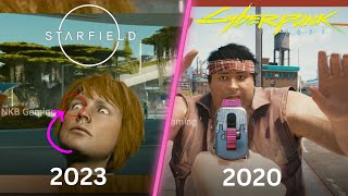 Starfield vs Cyberpunk 2077 NPC [upl. by Nod]