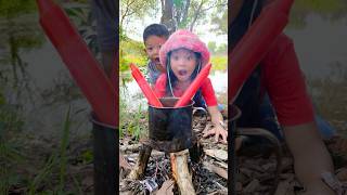 Survival Skills In Forest How to make FIRE STARTER with candle bushcraft camping outdoors [upl. by Rafaelle820]