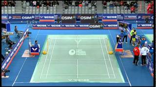 QF  MS  Lin D vs JO Jorgensen  2012 Victor Korea Open [upl. by Durman385]