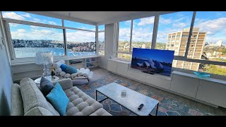 Eastbourne Road Darling Point Apartment walkthrough [upl. by Eecyaj]