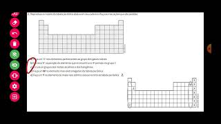 Reproduza o modelo da tabela periódica abaixo em seu caderno e faça as marcações que são pedidas [upl. by Weiler]