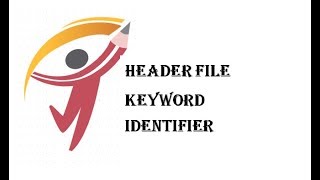 Header Files Keyword Identifier  ITP  Programming In C  LECT 4 [upl. by Macdermot]