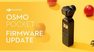 How to Update Osmo Pocket‘s Firmware [upl. by Enelec]