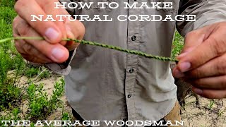 How to Make Cordage From Natural Material [upl. by Neerual]