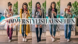 8 TIPPS um IMMER STYLISH auszusehen  So sieht dein Outfit immer gut aus [upl. by Elokyn]