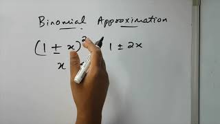 MATHEMATICAL PHYSICS  LECTURE 29  BINOMIAL APPROXIMATION [upl. by Alhan]