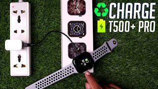 How To Charge T500 Plus Pro Smart Watch [upl. by Japheth]