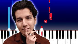 Anson Seabra  Trying My Best Piano Tutorial [upl. by Evslin528]