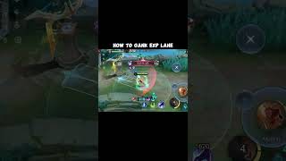 How to gank exp lane mlbb mobilelegends yin t4rzanml [upl. by Cecil]