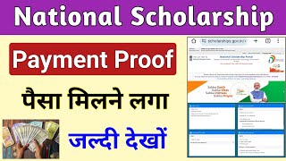 National Scholarship Payment Received 2024  Check NSP Payment Status  PFMS New Updates 2024 [upl. by Lemmueu]