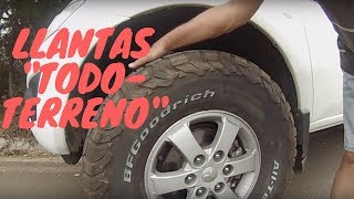 Llantas todo terreno  ventajas y desventajas  Velocidad Total  Autos [upl. by Nahtanaj]