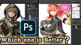 GIMP vs Photoshop Which one is Better [upl. by Sarson947]