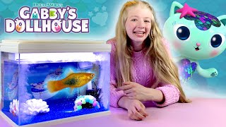 Turn Your Aquarium into MerCats Cruise Ship  GABBYS DOLLHOUSE [upl. by Arsi]