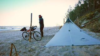 Z Mazur zachodnich nad Morze Biwak Na Plaży [upl. by Ivz]