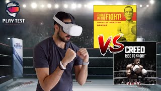 VR Boxing Title Fight  Creed vs Thrill of the Fight on Oculus Quest 2 [upl. by Lulu]