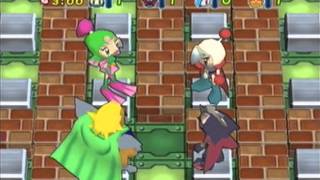 Bomberman Jetters GCN Mighty and Mujoe Multiplayer Gameplay English [upl. by Anelahs]