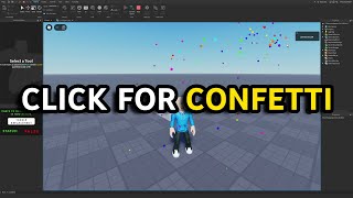 How to make a CONFETTI EFFECT in ROBLOX [upl. by Ytomit]