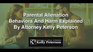 Parental Alienation  Part 1 of 3 Behaviors of alienating parent alienated child amp harm caused [upl. by Oirottiv]