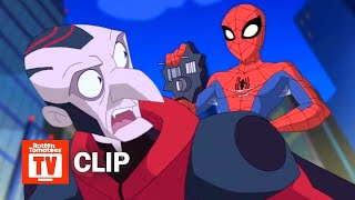 The Spectacular SpiderMan 2008  SpiderMan vs Vulture amp the Enforcers Scene S1E1 [upl. by Eadas]