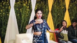 sangeet dance madhaniya  sathiya dance  Aithey aa dance  sharara sharara dance  solo dancedanc [upl. by Mccowyn]