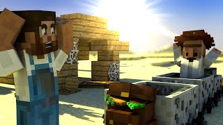 Minecart Routine  A Minecraft Short Animation [upl. by Elisha]