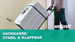 Klappbare amp stabile Sackkarre  Tragkraft bis zu 200Kg  wolfcraft [upl. by Amarillas176]