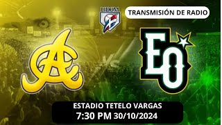 ÁGUILAS CIBAEÑAS VS ESTRELLAS ORIENTALES  30 OCTUBRE 2024  LIDOM  TRANSMISIÓN DE RADIO  EN VIVO [upl. by Calderon462]