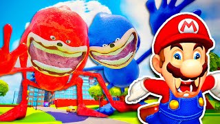 Mario Plays SHIN KNUCKLES VS SHIN SONIC MOD DLC UPDATE [upl. by Ihsakat]