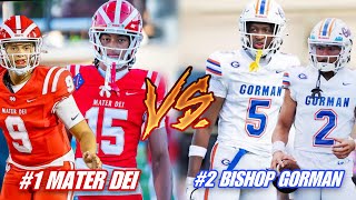 1 Mater Dei VS 2 Bishop Gorman  High Football Game of The Year Preview [upl. by Naicad]