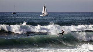 Surfing Zarautz Summer 2017 Part I July [upl. by Airamanna]