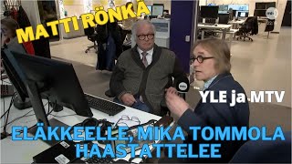 Matti Rönkä viimeistä päivää Ylellä MTV Mika Tommola haastattelee [upl. by Negaet430]