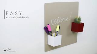 This is KalaMitica Magnetic System furnish your home with magnetic boards [upl. by Chladek]