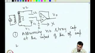 Mod06 Lec32 Capacitive Sensor Circuit With High Impedance Amplifier [upl. by Ynalem]