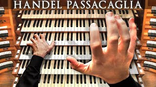 HANDEL PASSACAGLIA IN G MINOR  LARGEST ORGAN IN POLAND  JONATHAN SCOTT [upl. by Ujawernalo]