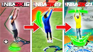 Using the BEST JUMPSHOT from EVERY NBA 2K [upl. by Irme]