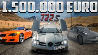 Mercedes SLR de 1 Milion EUR Vs Tesla model Y [upl. by Yelnek]