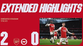 EXTENDED HIGHLIGHTS  Arsenal vs Brighton amp HA 20  Gabriel Jesus Kai Havertz [upl. by White404]