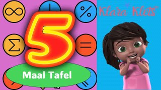 Leer die 5 maal Tafel  Liedjie [upl. by Maggy]