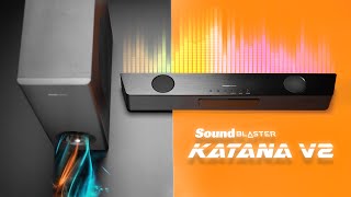 Sound Blaster Katana V2 Soundbar Review  Better in EVERY Way [upl. by Ayerdna132]