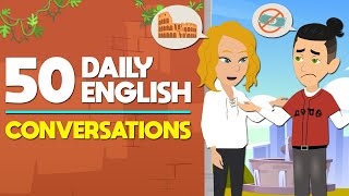 50 Daily English Dialogues  Speak English Like A Native  30 Minutes Conversations [upl. by Sylram]