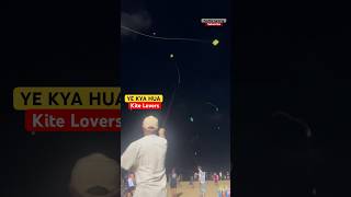 Night Mai Kite😱😱 kite shorts patang [upl. by Notslar663]