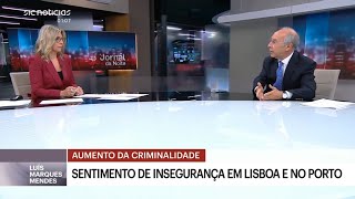 Aumento da Criminalidade em Lisboa e no Porto 2024 [upl. by Alliuqa]