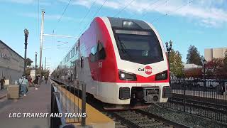 CalTrain KISS Unit Departing Redwood City [upl. by Airak674]