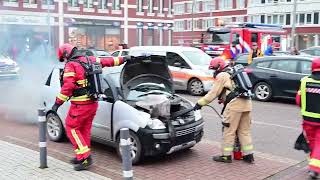 Motor brommobiel slaat op hol op de Wending in Delfzijl [upl. by Dlarrej]