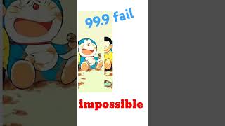 Doremon and Nobita image stop 🛑 impossible challenge 999failviralvideo love [upl. by Helenka]