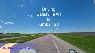 Day 1 travel from Galesville WI to Kimbel SD Just Cruising [upl. by Ahl]